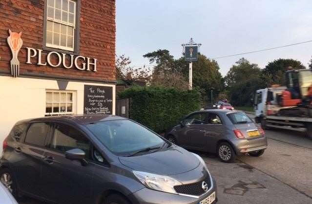 There is parking available on two sides of the pub, but the largest car park is at the back of the pub, accessed from Leeds Road