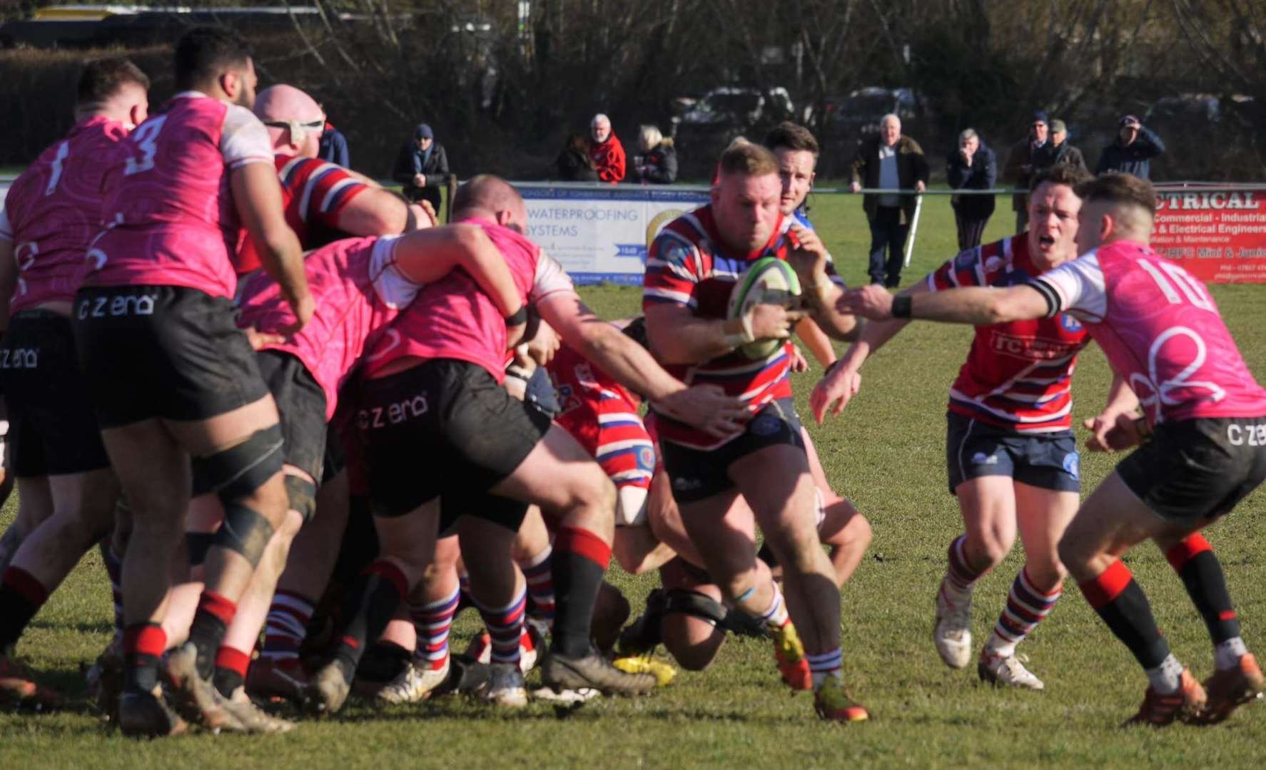 Tonbridge Juddians' Ryan Jackson in action against Birmingham Moseley on Saturday. (54862982)