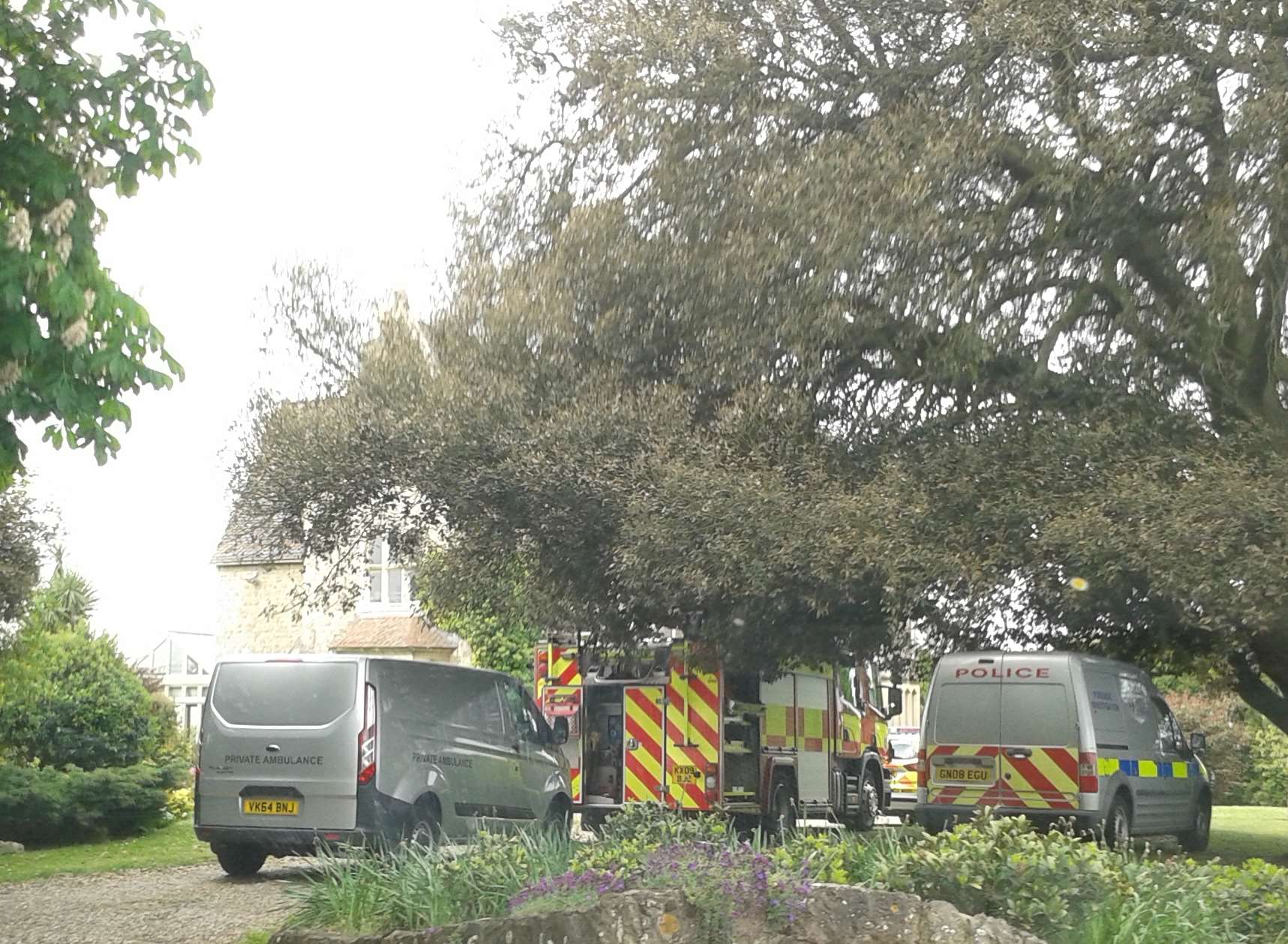 Police and fire crews were called to the home in Staple Street Road