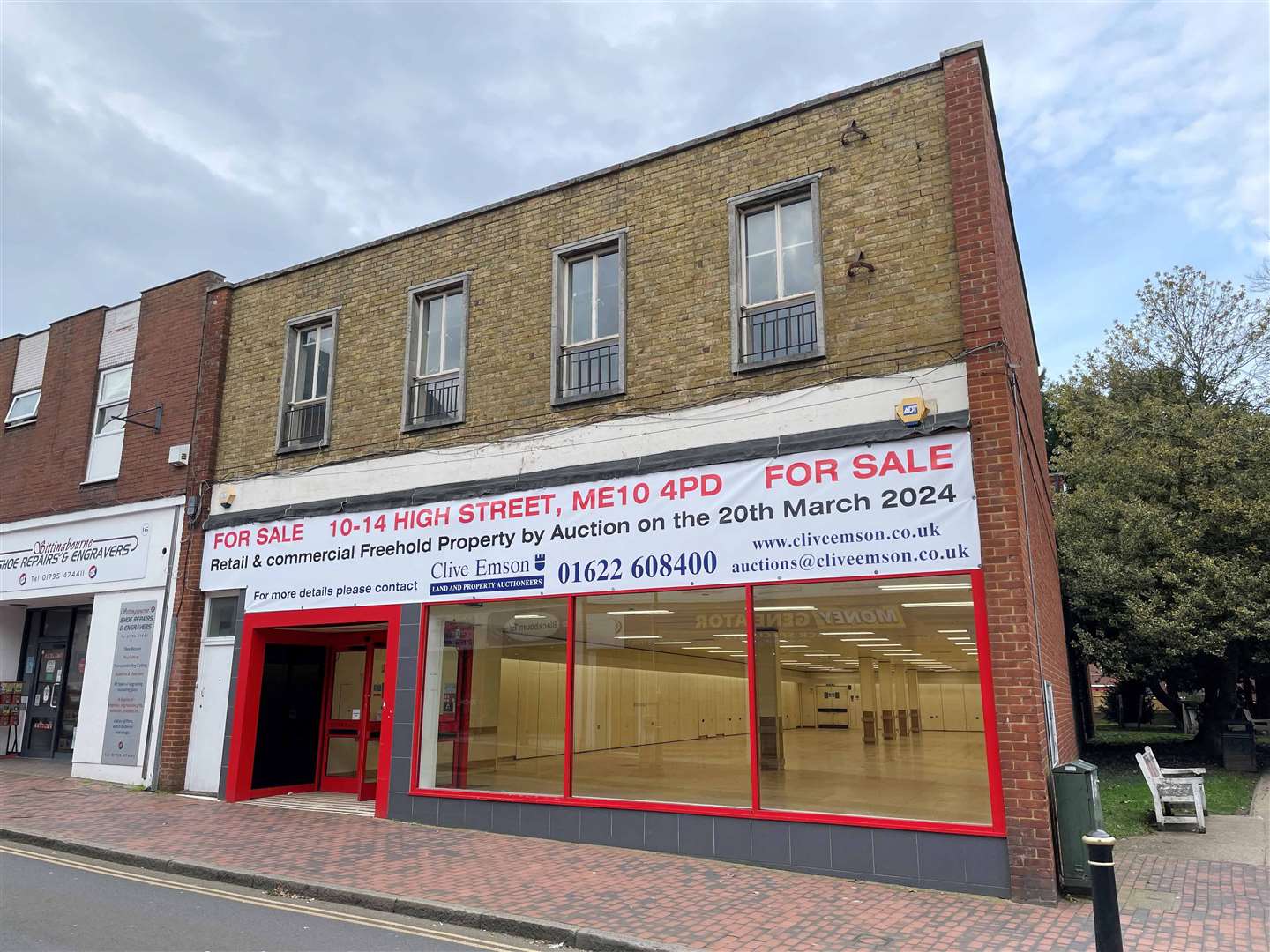 The former Iceland in Sittingbourne High Street is up for sale. Picture: Clive Emson