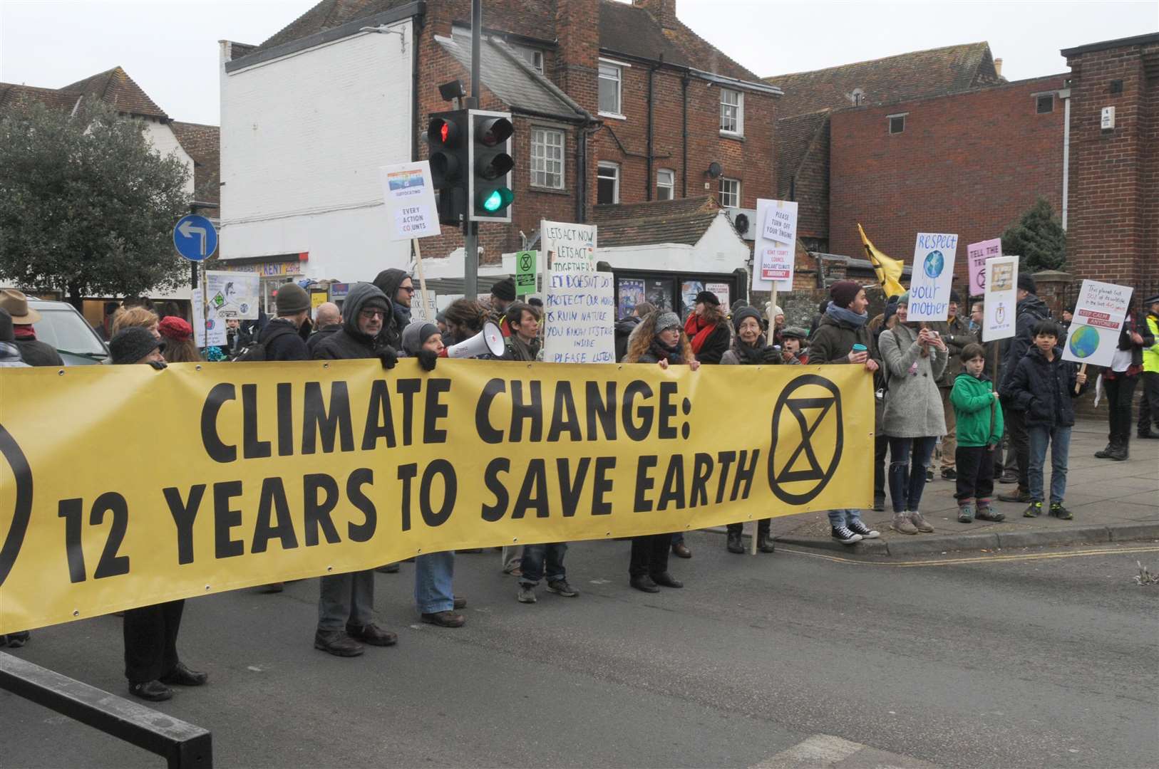 A previous demonstration in Canterbury