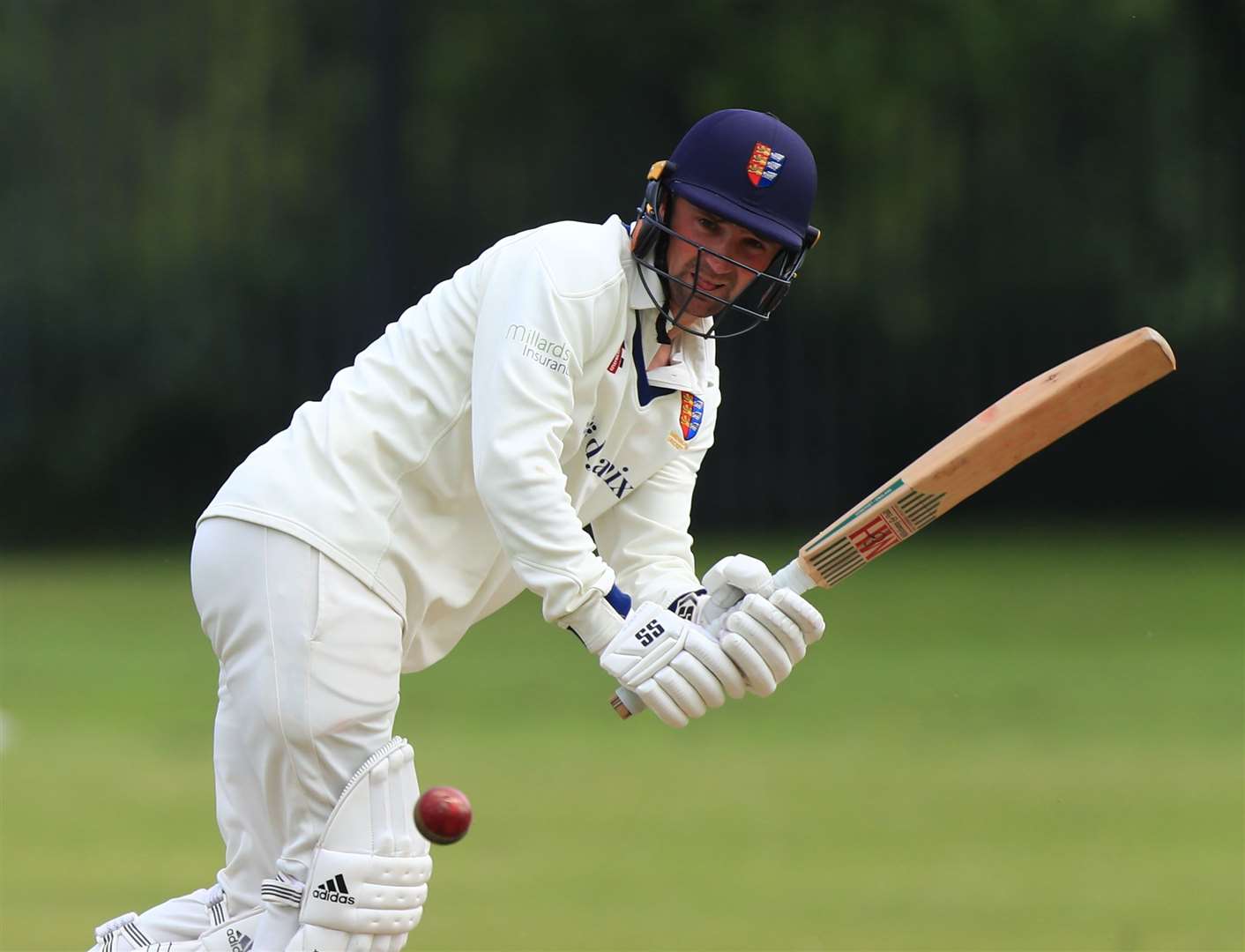 Sandwich Town skipper Tom Chapman - helped lead them to a three-wicket weekend win against Bexley with his 50. Picture: Gary Restall