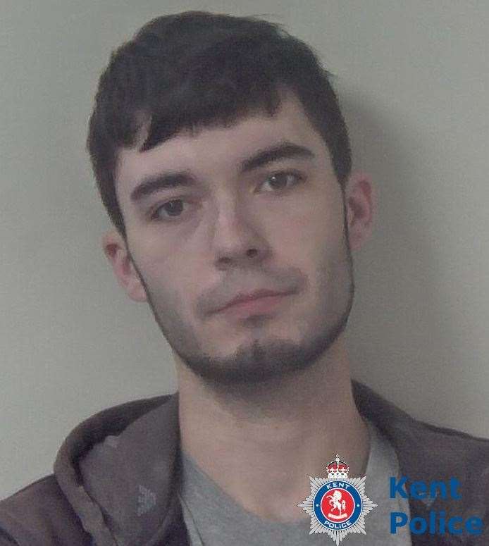 Callum Maycock, from Folkestone, was jailed for two years after sexually assaulting a schoolgirl. Picture: Kent Police