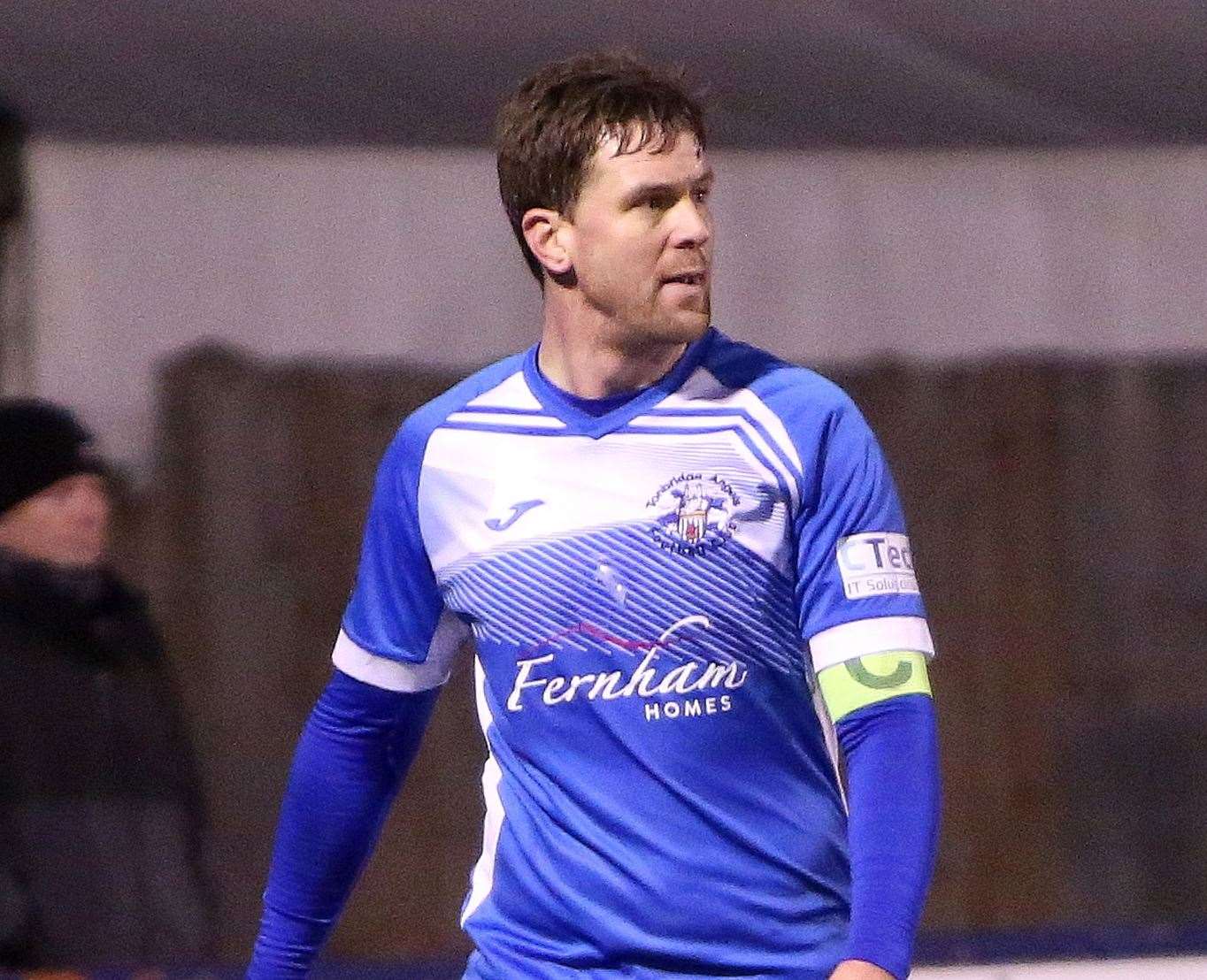 Tonbridge Angels defender Sonny Miles. Picture: David Couldridge