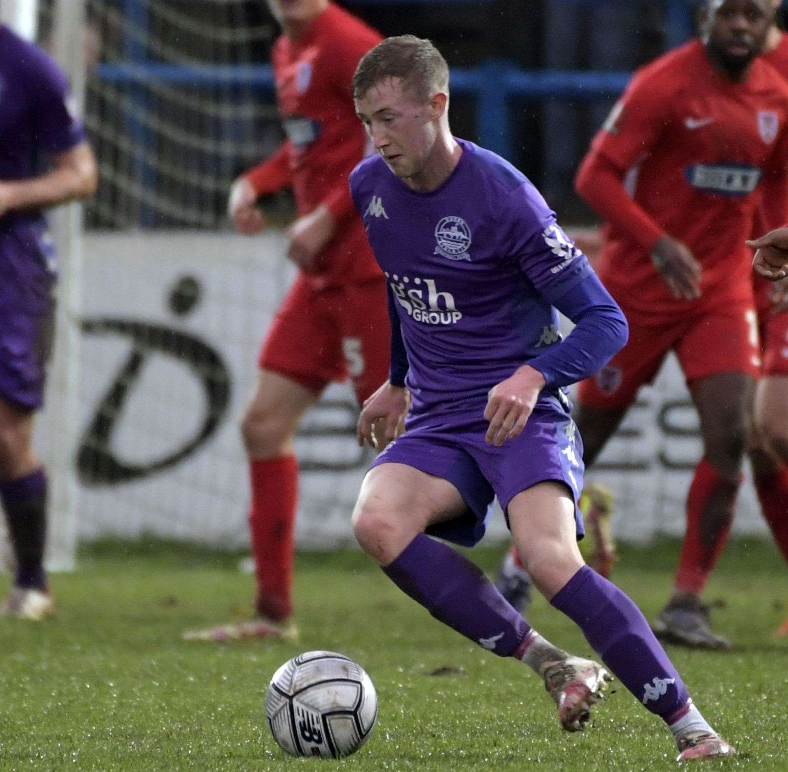 Dover's Ryan Hanson. Picture: Barry Goodwin