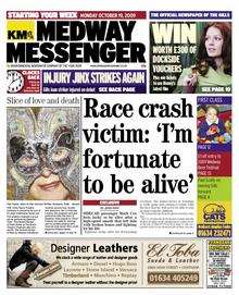 Medway Messenger front page, October 19