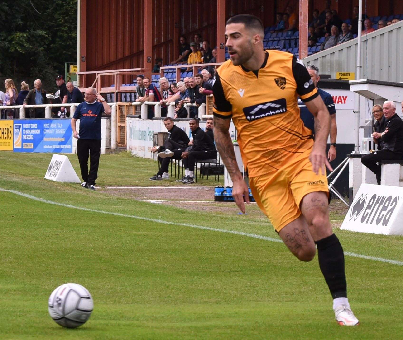 Former Maidstone winger Joan Luque - has agreed to sign for Folkestone. Picture: Steve Terrell