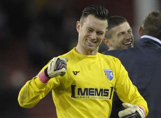 Gillingham goalkeeper Stuart Nelson Picture: Barry Goodwin