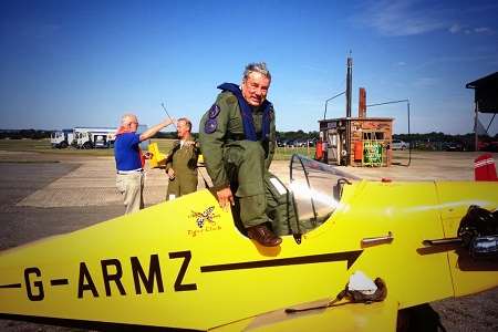 Pilot Colyn Randall. Picture: Turbulent Display Team