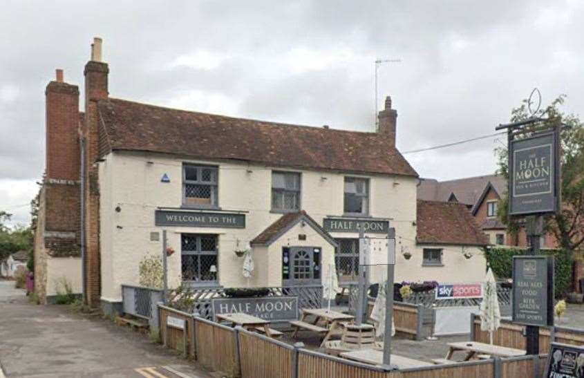 The Half Moon in Tonbridge Road, Hildenborough. Picture: Google Street View