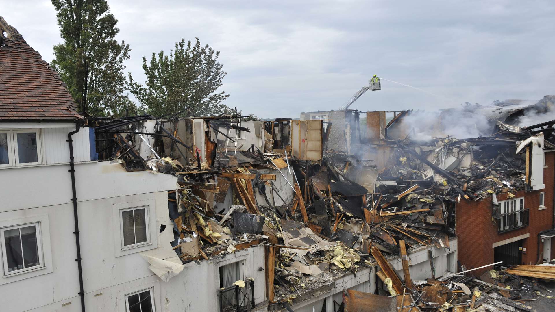 The devastation of the Tannery estate fire