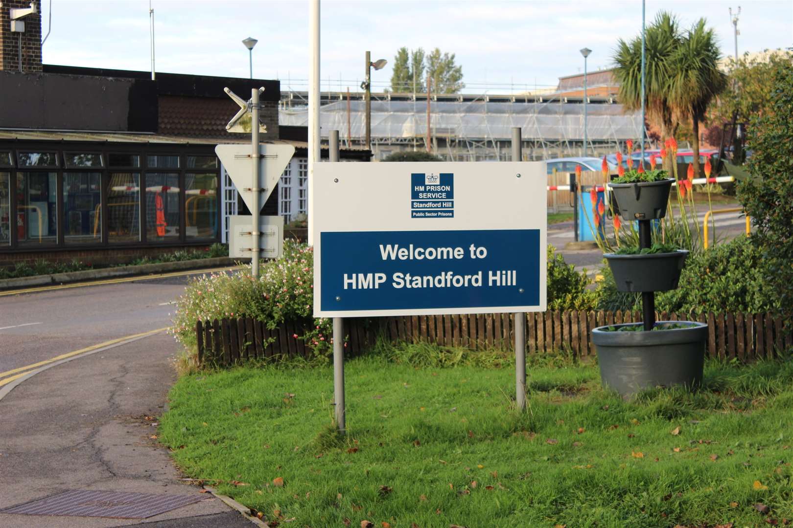 Entrance to Standford Hill Open Prison, Eastchurch