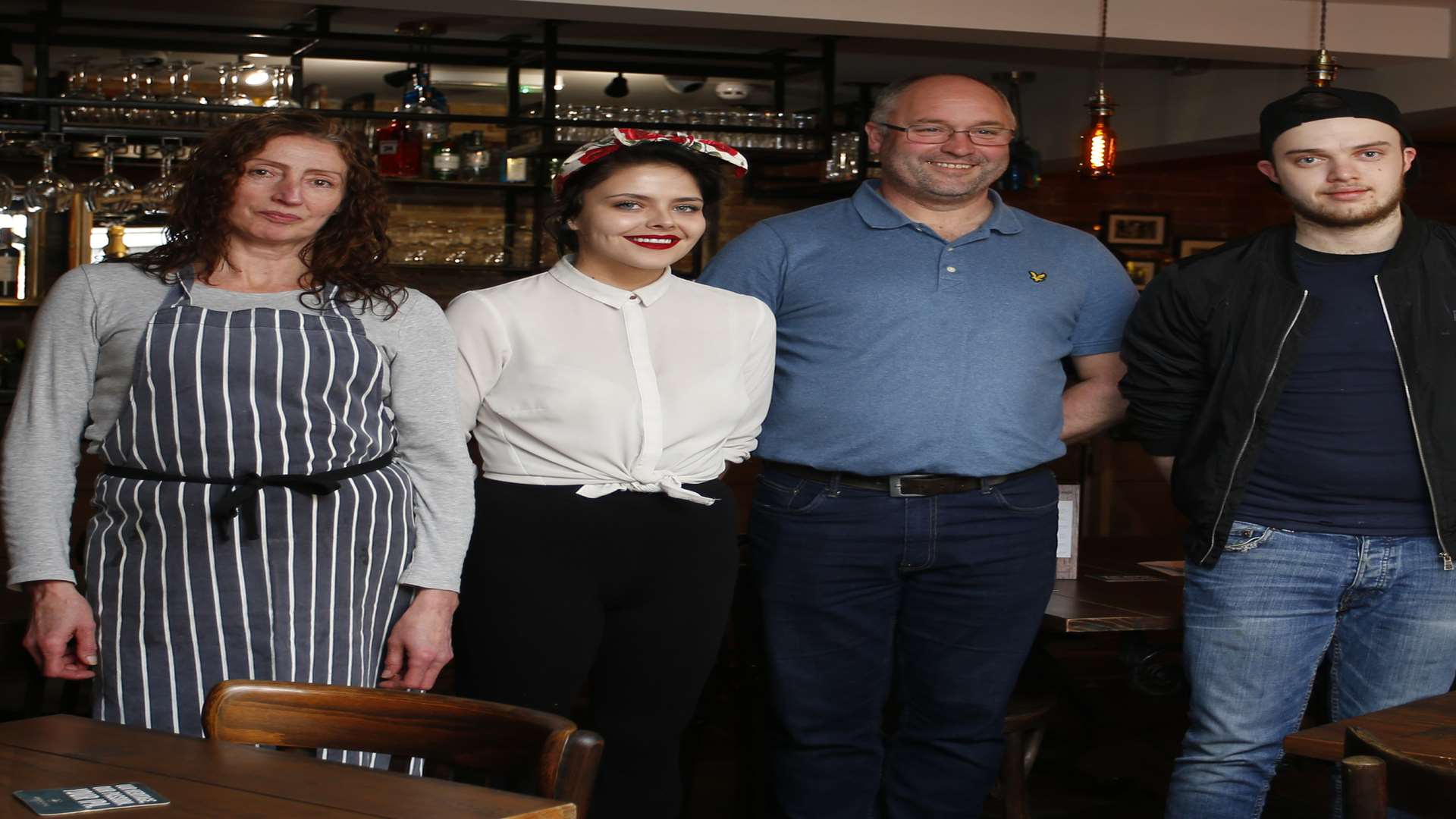 The Hooden Smokehouse and Cellar team. From Left: Caron Rowe, Shirley Healey, Howard Lapish and Kieran Cheese. Picture: Andy Jones (1240239)