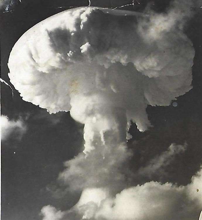 The mushroom cloud from Grapple X