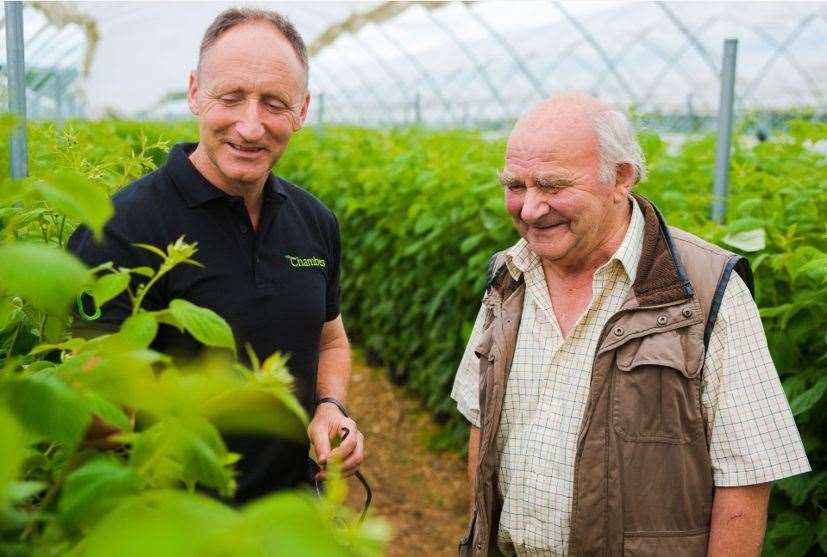 Third generation owner and managing director Tim Chambers alongside John Chambers. Picture: Citypress