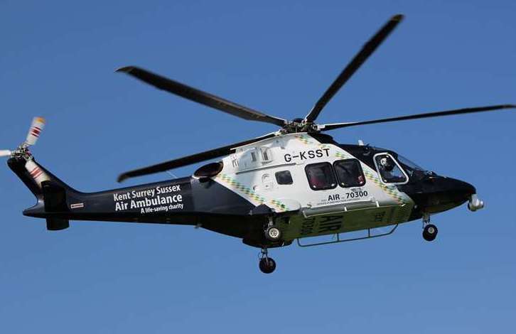 A stretch of the A2 has been closed in both directions to allow an air ambulance to land. Picture: Stock image