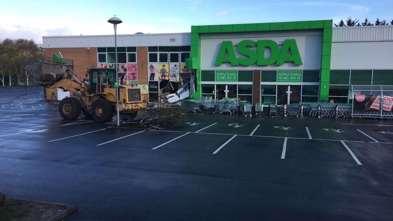 A cash machine has been stolen from the Asda in Tunbridge Wells.