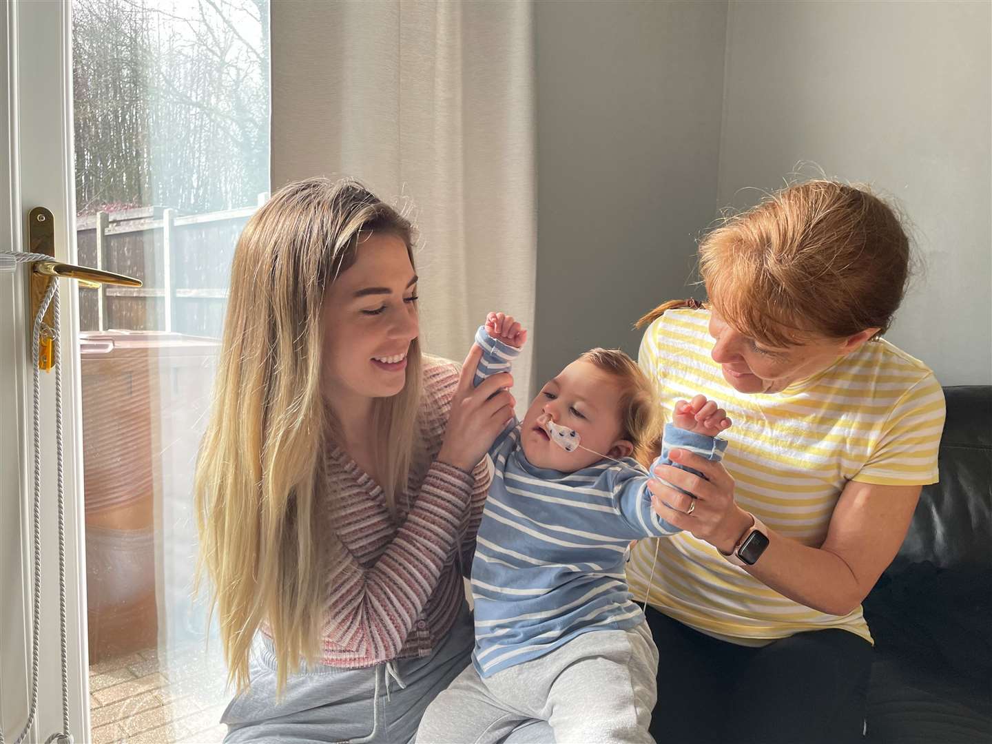 Leo Andrews was born with an ultra-rare genetic condition. Picture: Lucinda Andrews