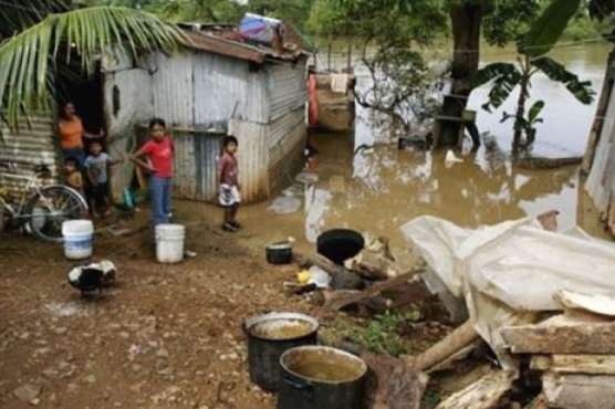 The slums in Baja California in Mexico which the team from Folkestone will be helping