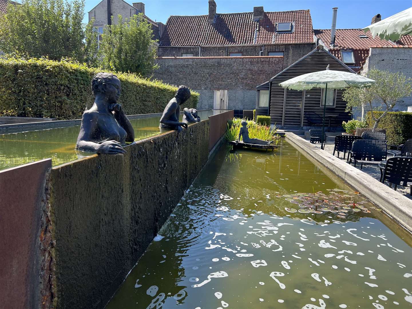 The main building at Hotel Montanus is the grand 19th-century former home of a mayor of Bruges