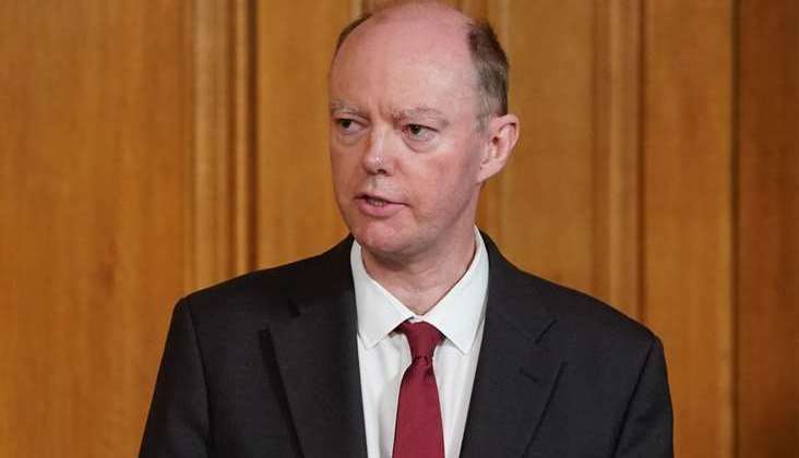 Chief Medical Officer Professor Chris Whitty. Picture: Pippa Fowles/10 Downing Street/Crown Copyright/PA