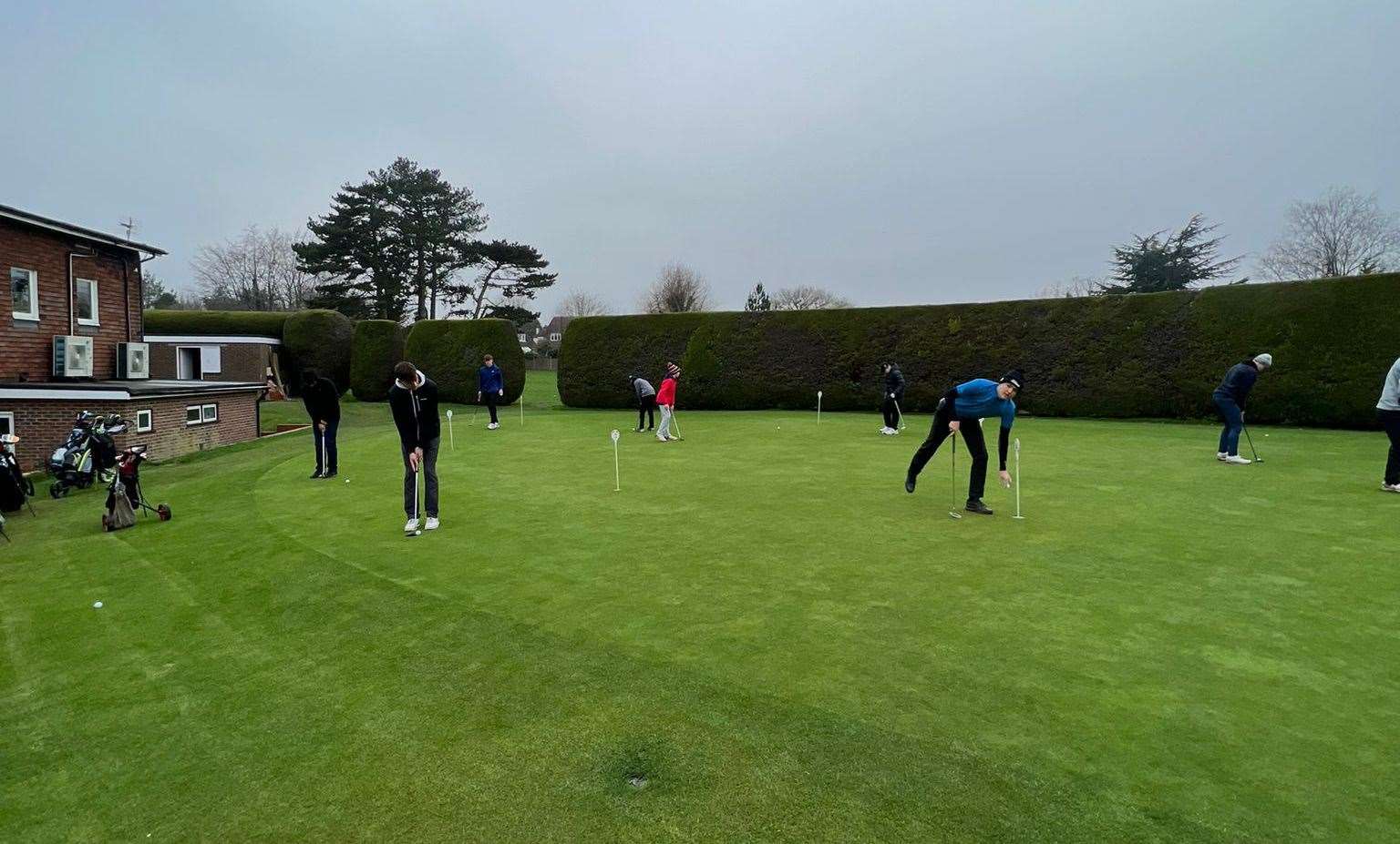 Thomas Muchmore, left, launched his junior academy in October and 30 youngsters have already signed up for coaching