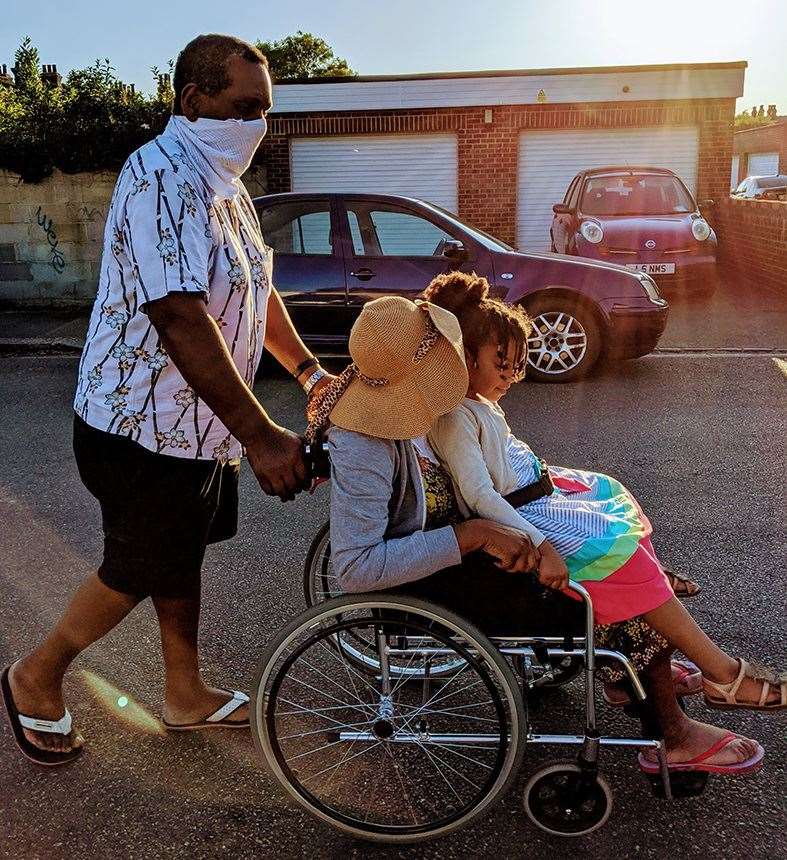 Grandma + Grandad = love, taken by Diane Bartholomew Magalhaes from Gravesend