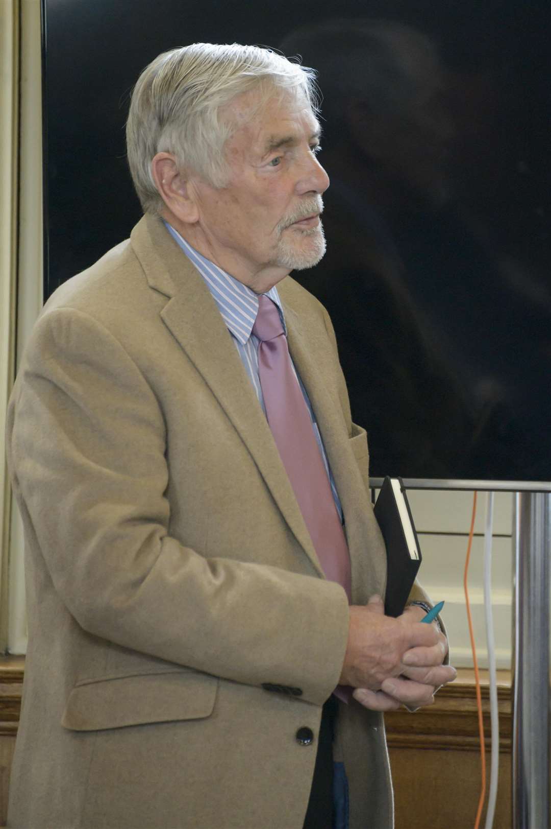 Cllr Bob Hinder, also present for Boxley Parish Council. Opening of the public inquiry into the proposed Maidstone School of Science and Technology, held at Maidstone town hall, High Street, Maidstone.Picture: Andy Payton (2158064)