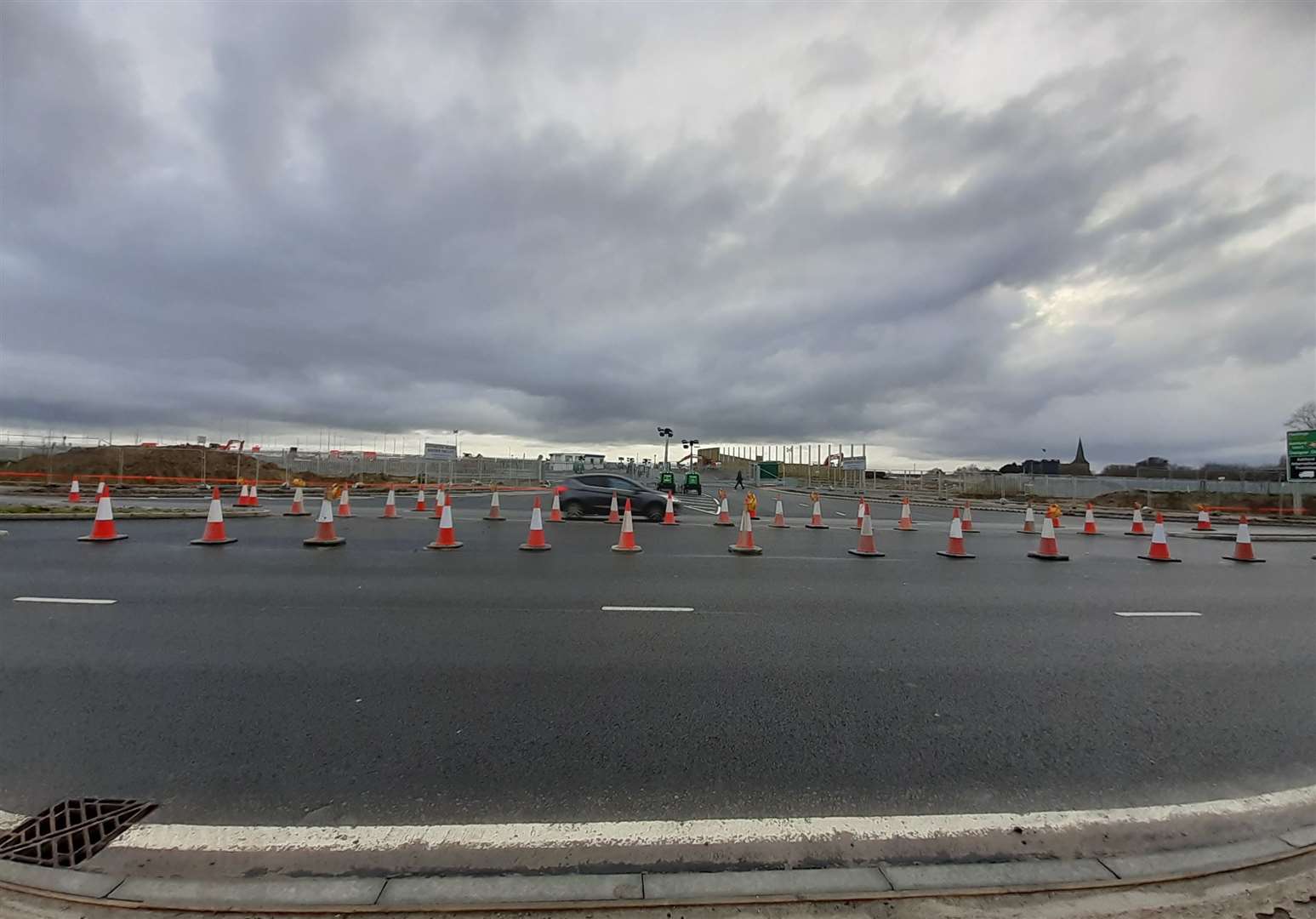 The 66-acre site will be accessed via the A2070 link road