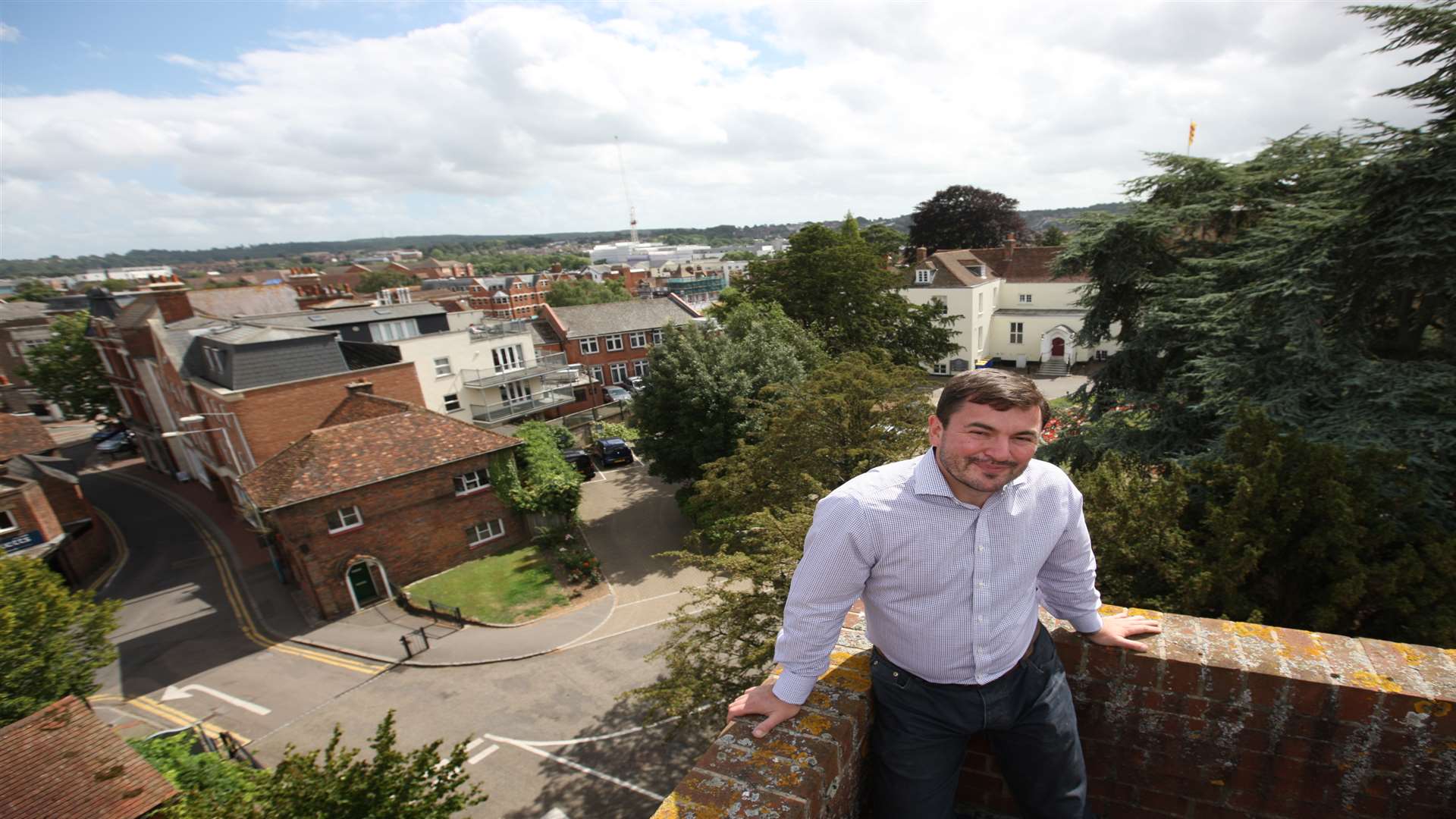 Richard Collins bought the Old Fire Station at an auction