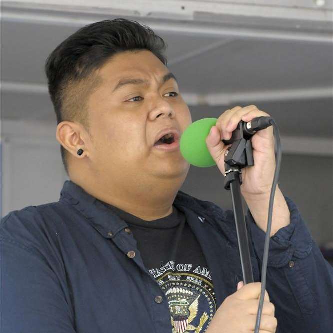 Joe Apostol, who performed in The Voice