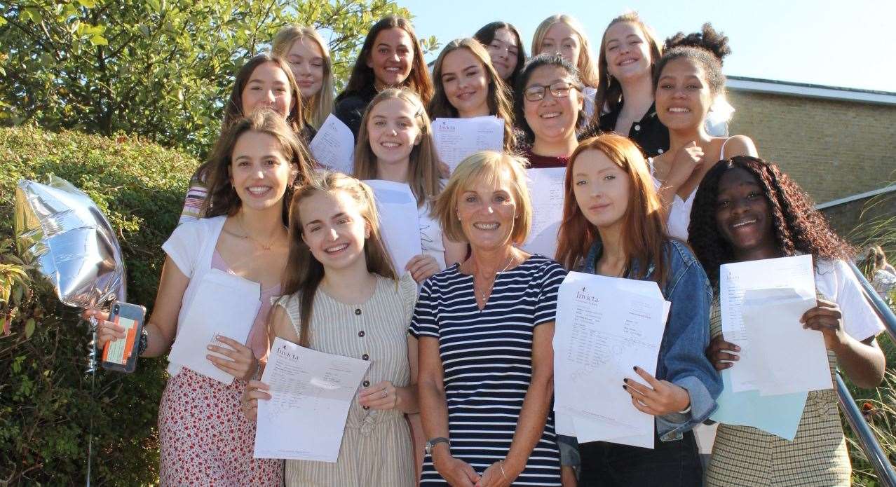 Invicta Grammar School students celebrate GCSE success