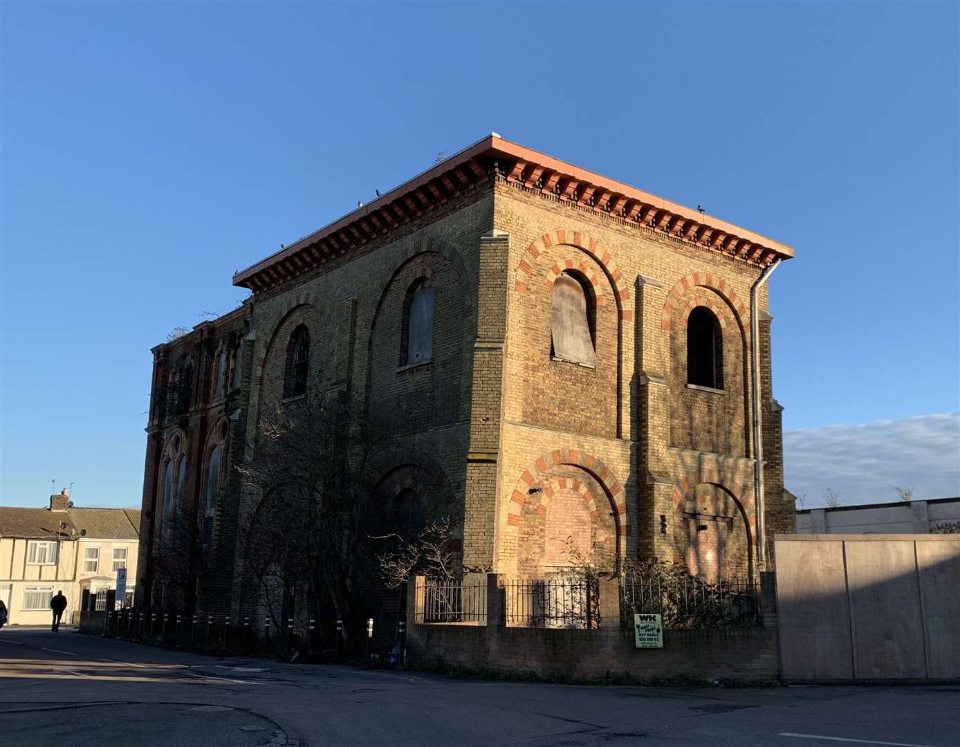 The water tower in Trinity Road, Sheerness