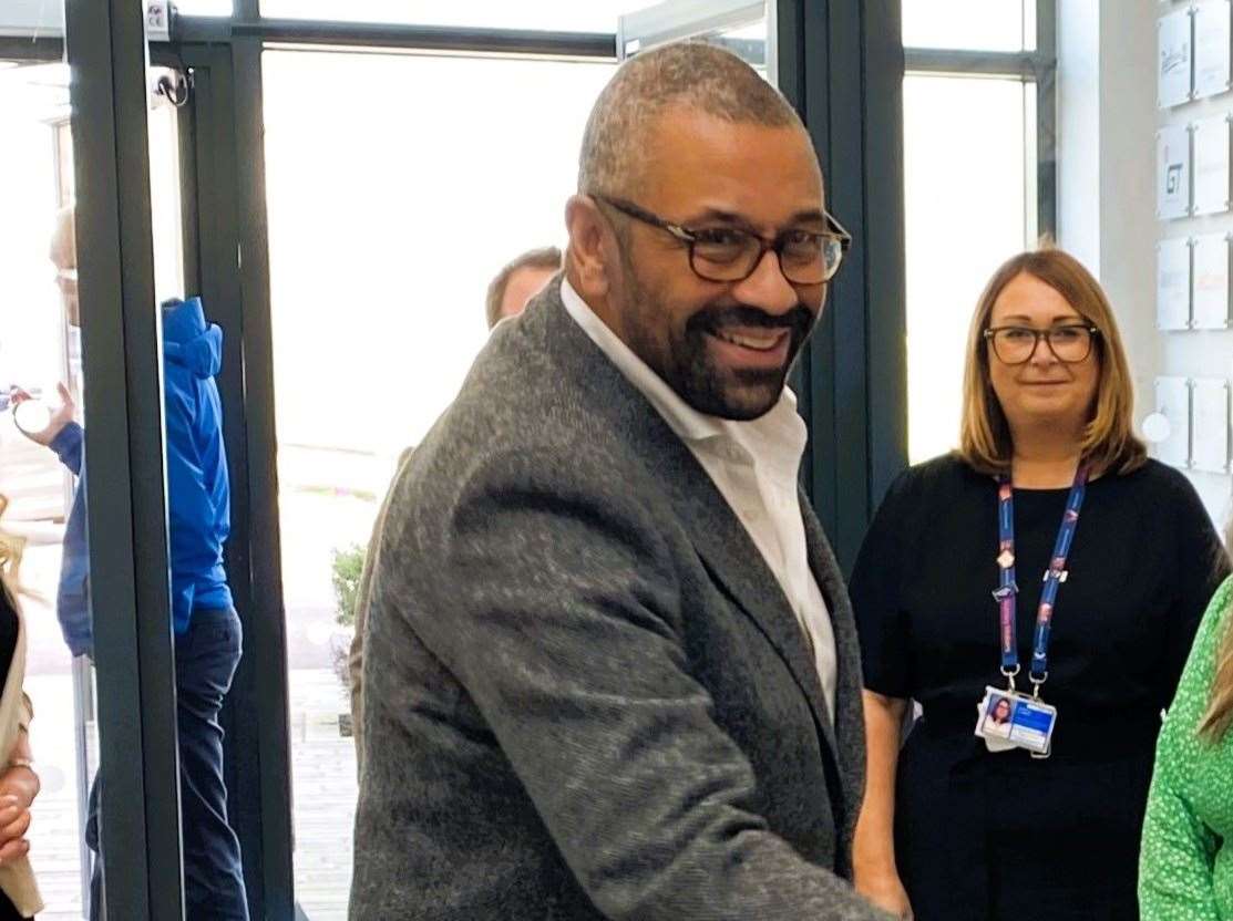 Home secretary James Cleverly