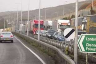 Delays at Aycliffe because the Port of Dover had closed