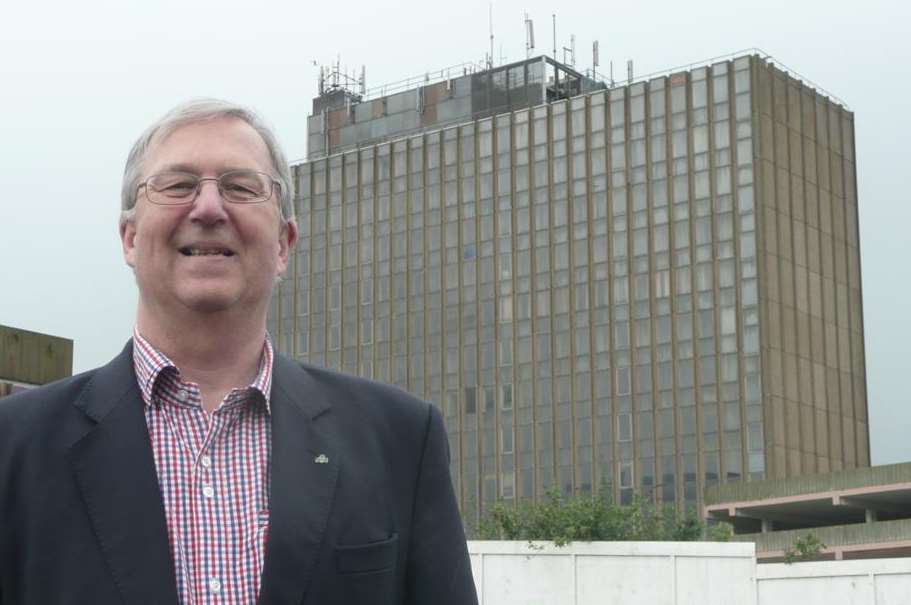 Cllr Paul Watkins at the St James' Street area of Dover