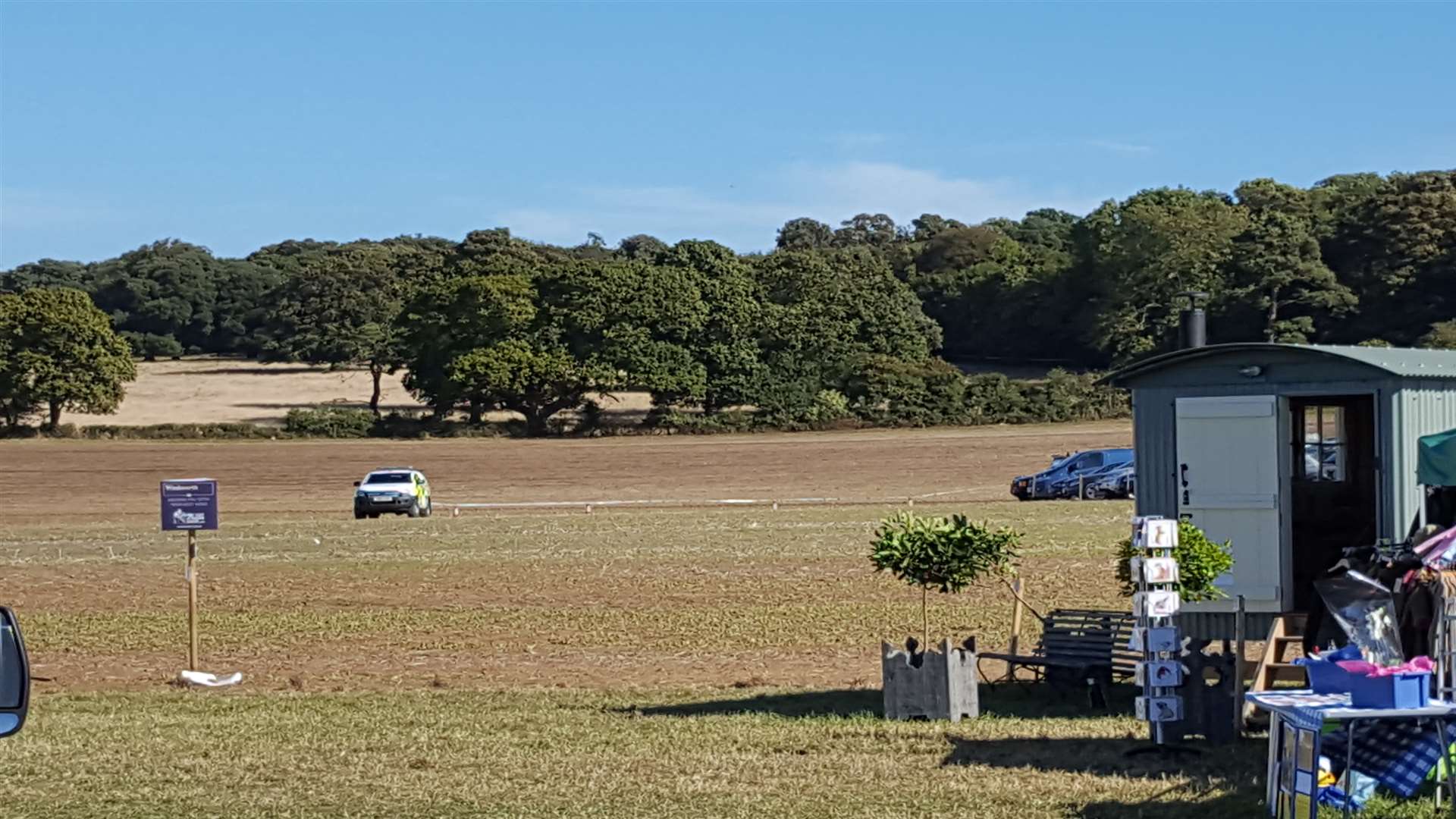 Police have cordoned off the area