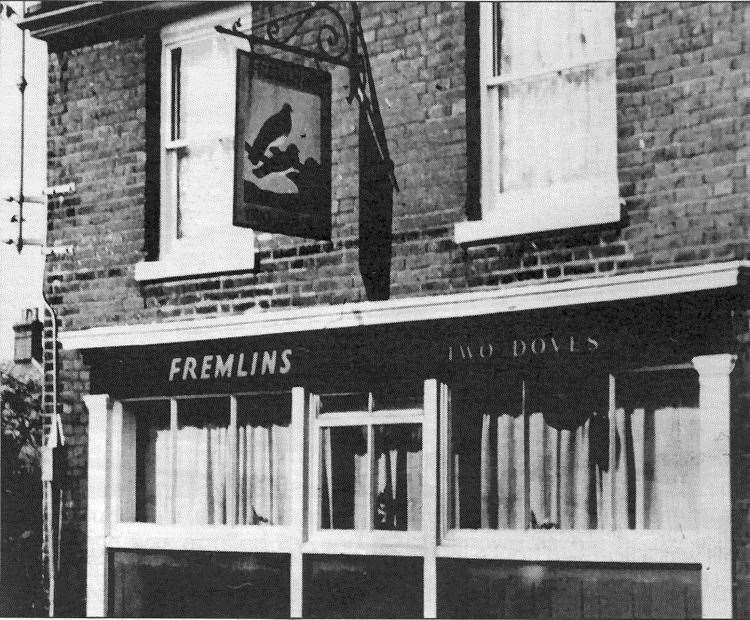 The Two Doves in Nunnery Fields, Canterbury, photographed in 1965. Picture: Edward Wilmot/dover-kent.com