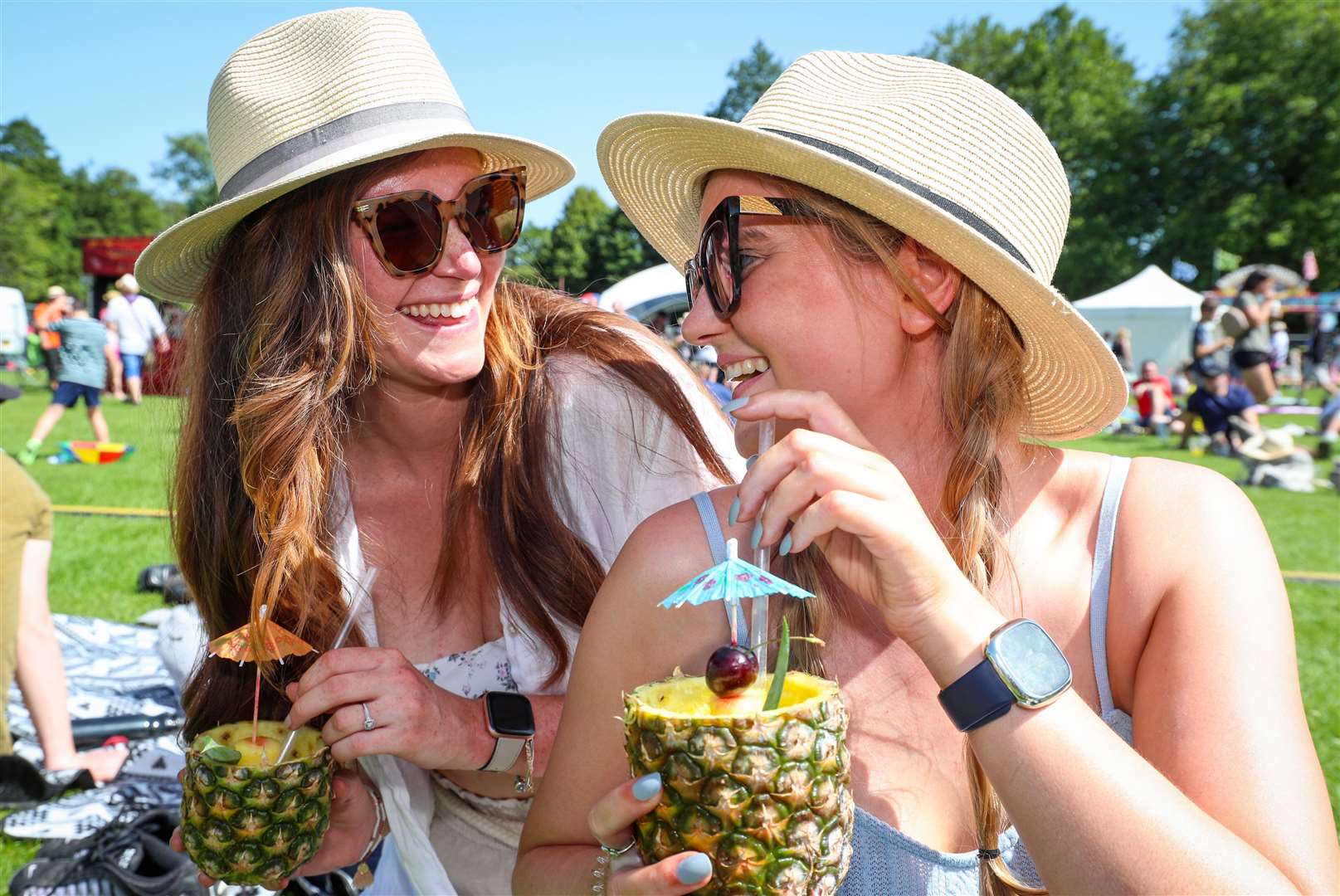 The festival combines food stalls, cooking demonstrations and live music. Picture: Supplied by Foodies Festival