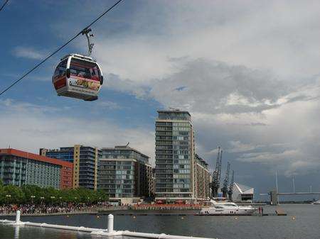 Docklands cable car