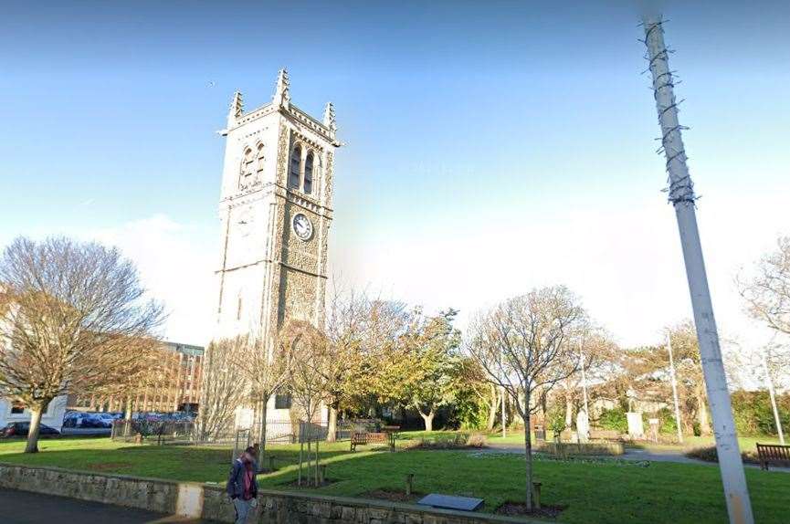 Police were called to the Memorial Gardens in Sandgate Road, Folkestone. Picture: Kent Police