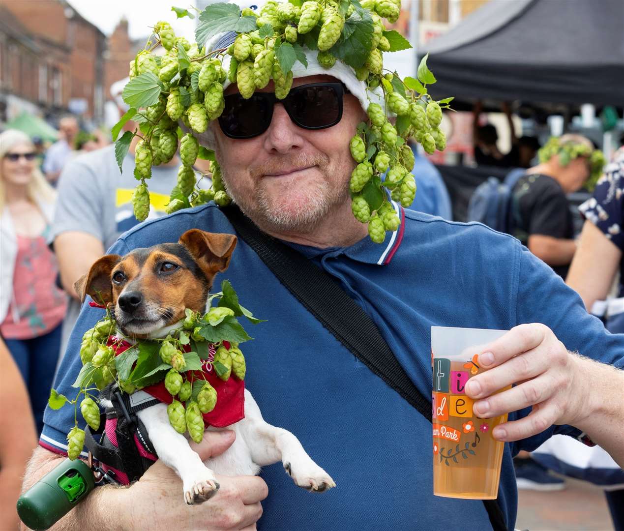 The celebration of the humble hop has been part of the town since 1990. Picture: Martin Apps for Shepherd Neame