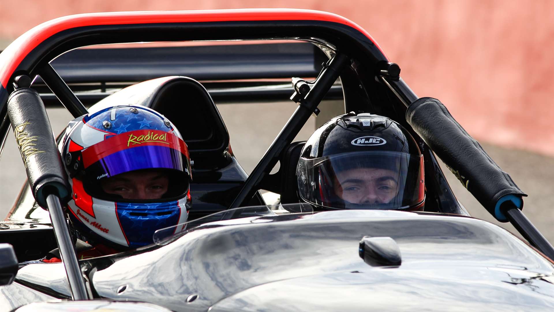 James Abbott and Dan Wright at Brands Hatch. Picture: Andrew Cliffe, Norwich Photo