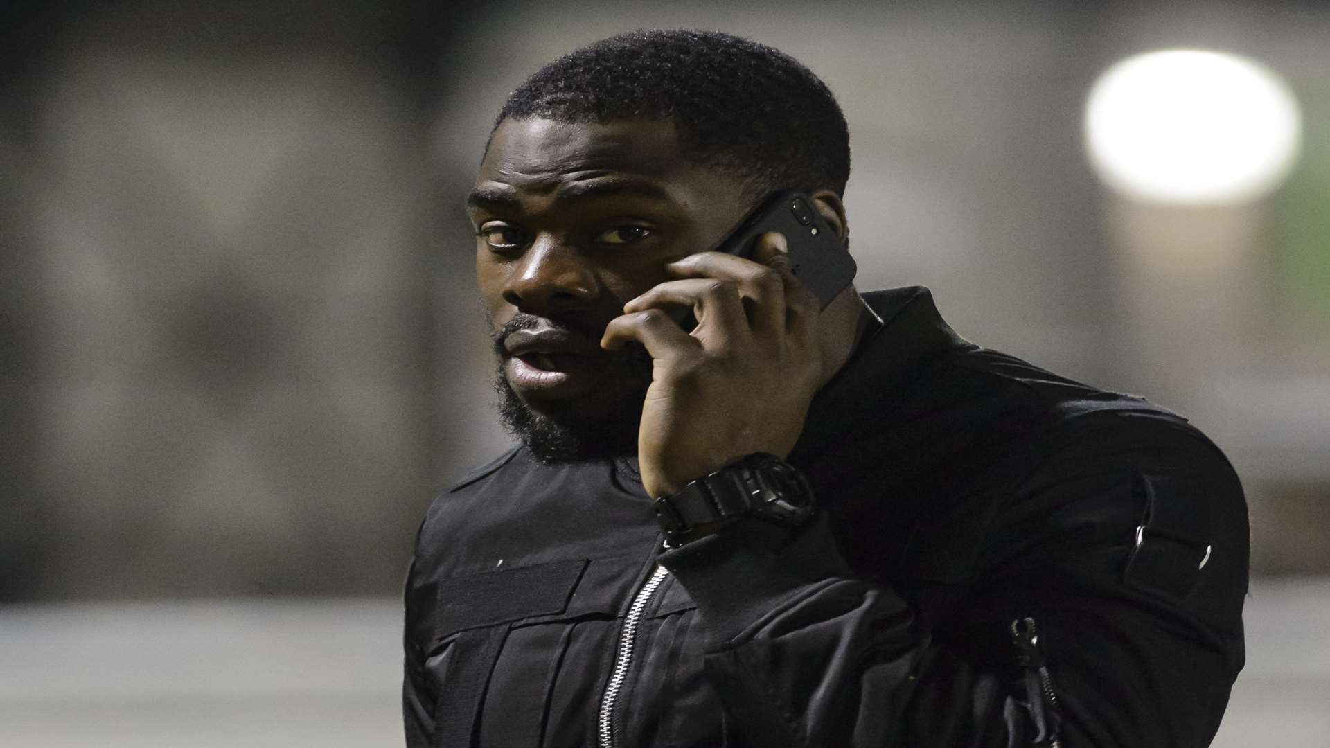 James Alabi at the Gallagher Stadium. Picture: Andy Payton