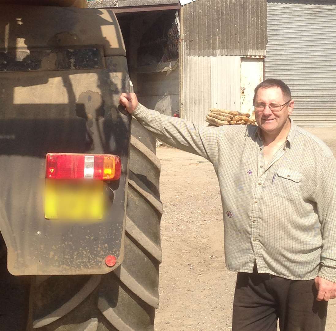 Stephen Glover, a farmer from Hartley