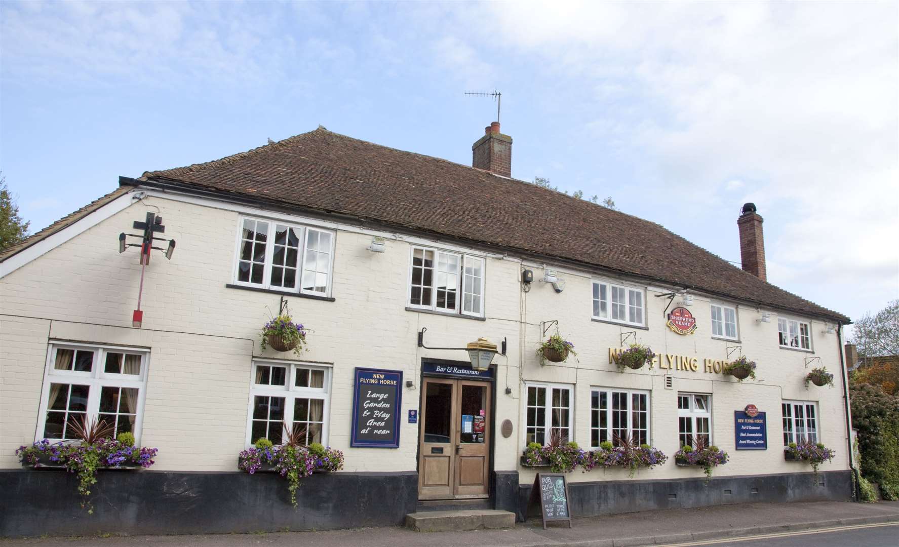 The New Flying Horse in Wye also has a walk to try