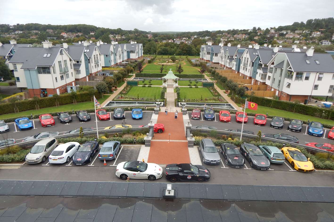 The hotel hosted the drivers for their lunchtime pit-stop. Picture: Hythe Imperial