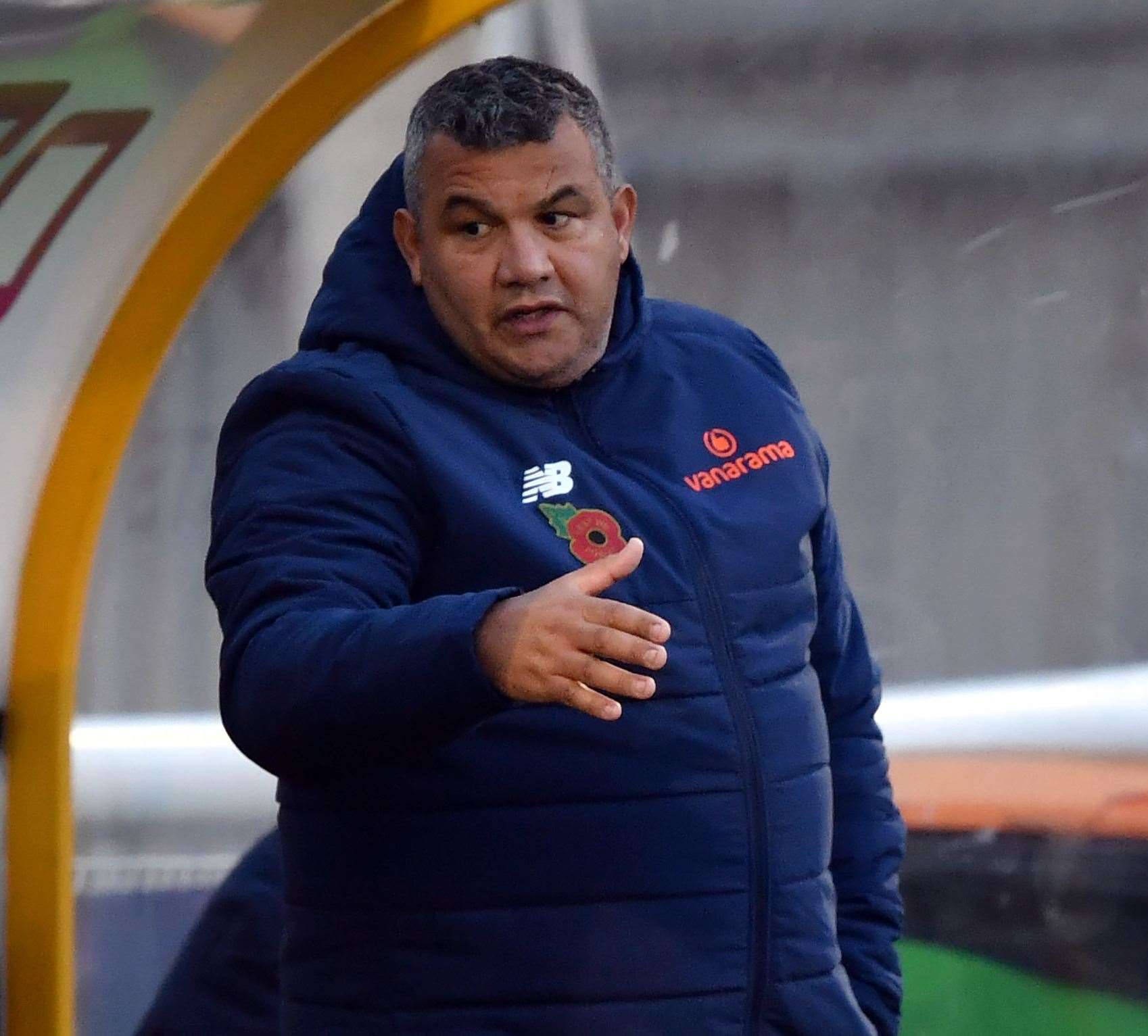 Maidstone United manager Hakan Hayrettin Picture: Keith Gillard