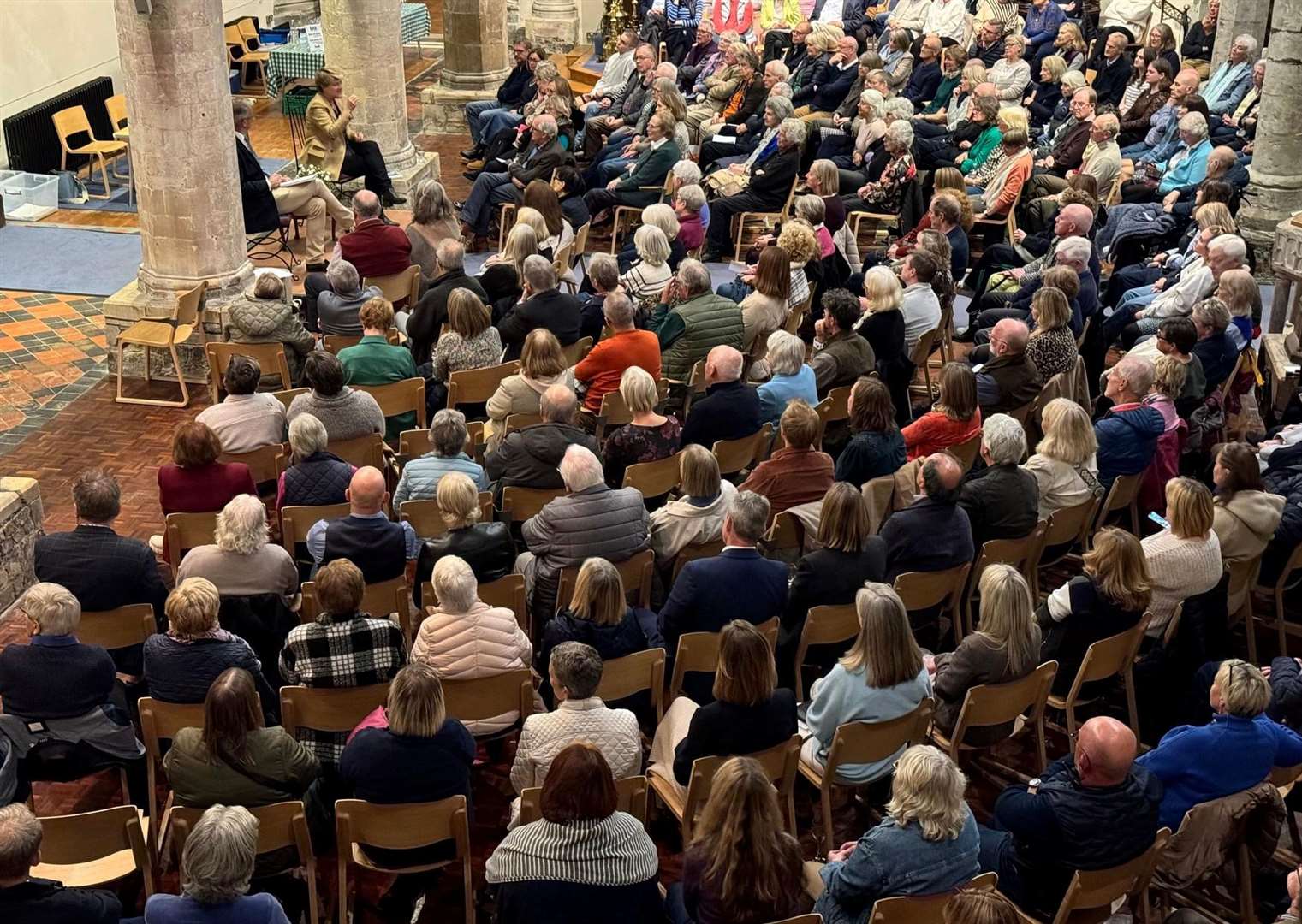 About 250 people attended the auction in Tenterden last night. Picture: Sue Ferguson