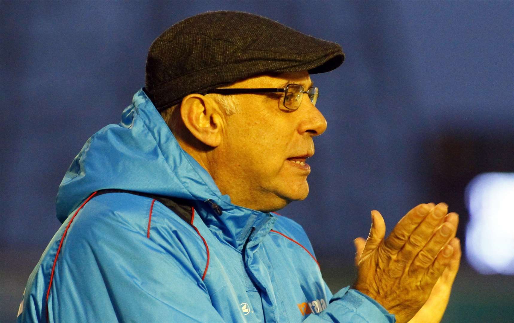 Ebbsfleet manager Garry Hill Picture: Sean Aidan